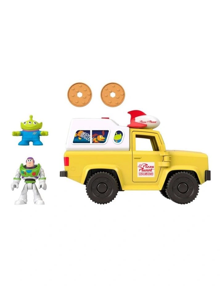 Imaginext Toy Story Pizza Planet Truck with Buzz And Alien image 2