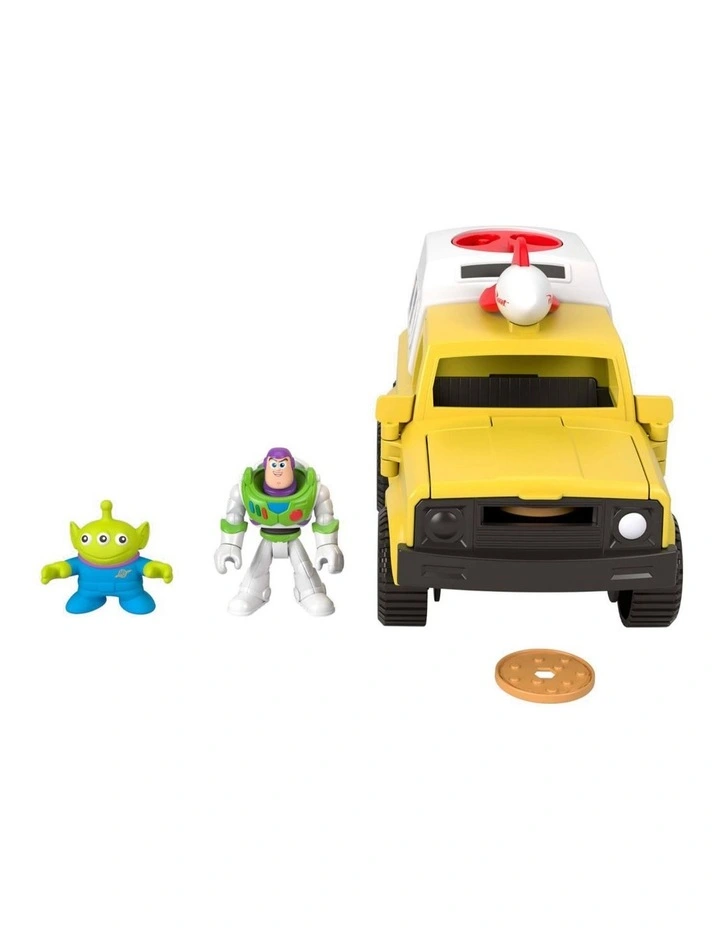 Imaginext Toy Story Pizza Planet Truck with Buzz And Alien image 3