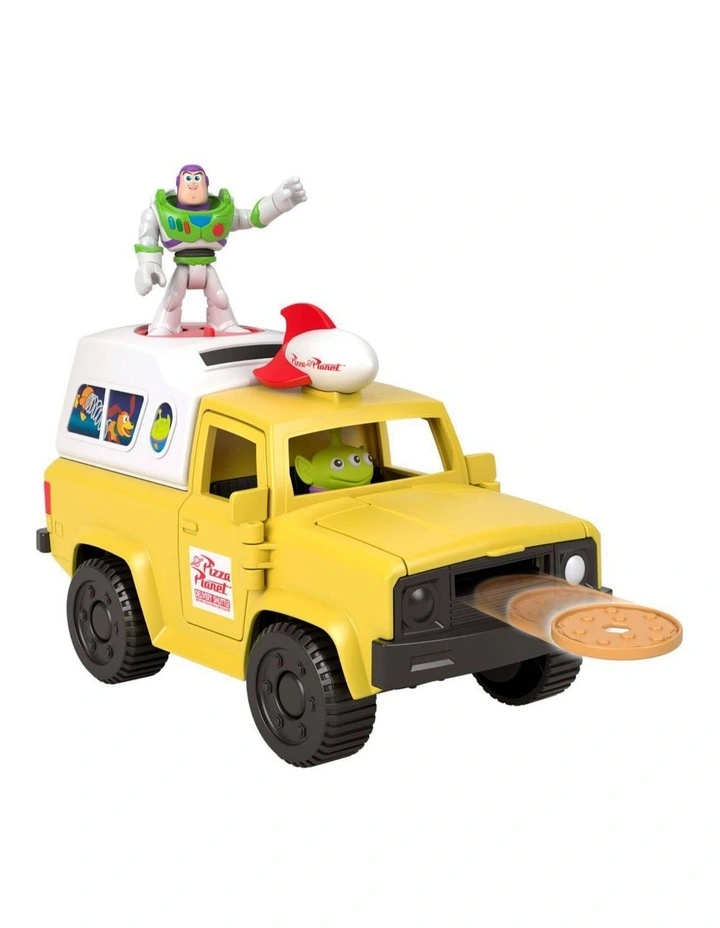 Imaginext Toy Story Pizza Planet Truck with Buzz And Alien image 4