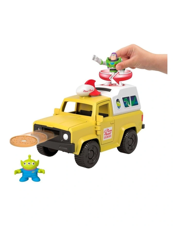 Imaginext Toy Story Pizza Planet Truck with Buzz And Alien image 5