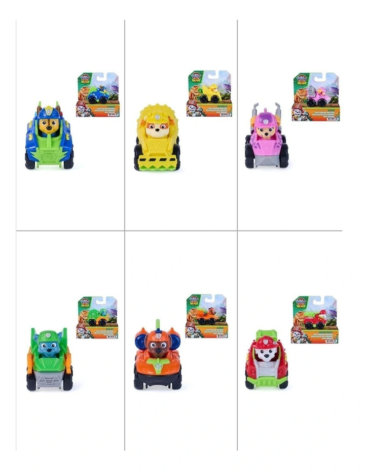 The Dino Movie, Pup Squad Racer, 1 Collectible Toy Car featuring 1 of 6 Pups, Preschool Toys for Ages 3  image 1