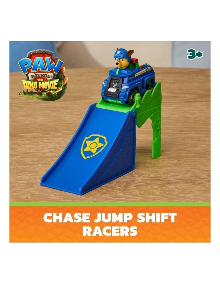 The Dino Movie Jump Shift Racers with Transforming Flip Action Vehicle, Preschool Toys for Girls & Boys Ages 3 image 2