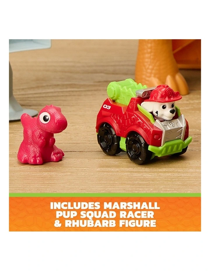 The Dino Movie, Lift & Race Dino Playset with 10-inch Brachiosaurus, Marshall and Rhubarb Action Figure image 4