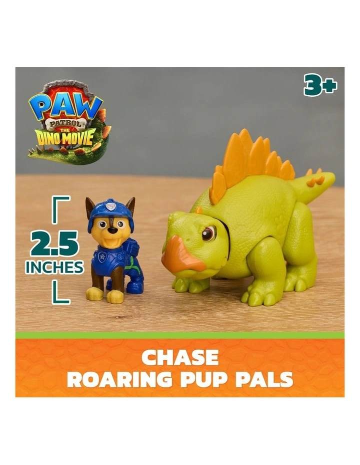 The Dino Movie, Roaring Pup Pals, Includes Articulated Dinosaur Toy with Activated Sounds & Action Figure image 2