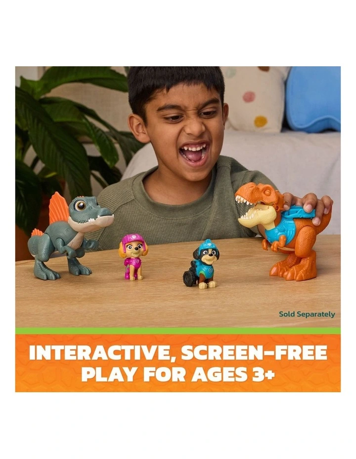 The Dino Movie, Roaring Pup Pals, Includes Articulated Dinosaur Toy with Activated Sounds & Action Figure image 5