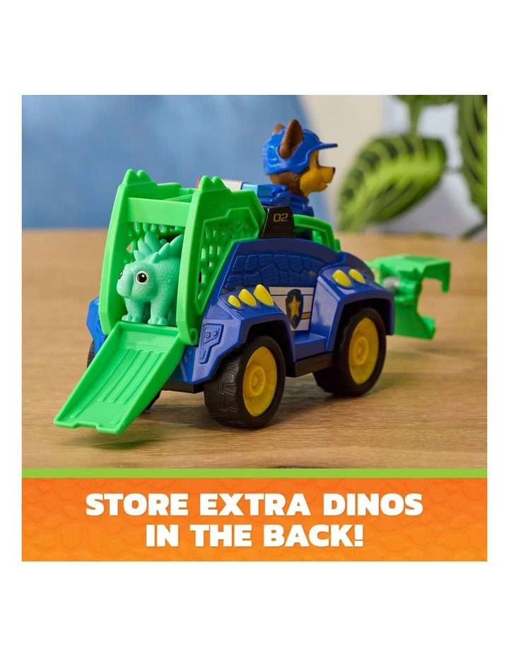 The Dino Movie, Chase Dino Rescue Cruiser with Spring-Loaded Claw and 2 Action Figures, Ages 3  image 4
