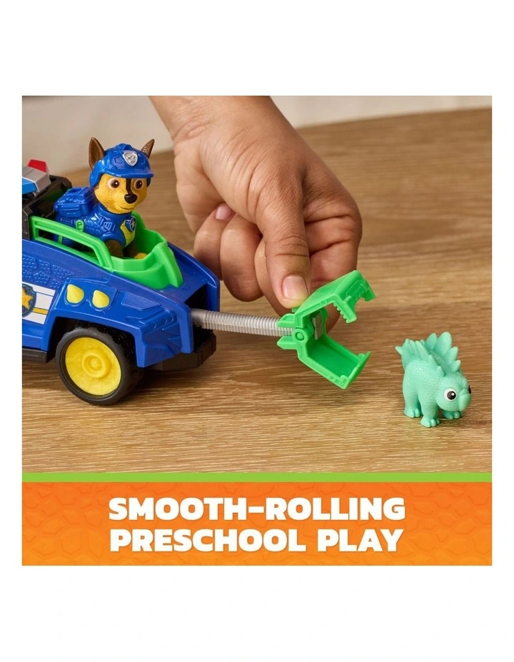 The Dino Movie, Chase Dino Rescue Cruiser with Spring-Loaded Claw and 2 Action Figures, Ages 3  image 5