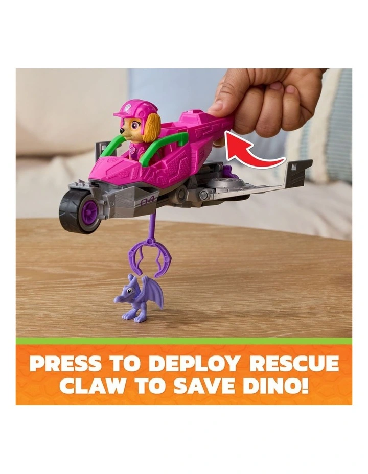 The Dino Movie, Skye Dino Rescue Jet with Folding Wings and Deployable Claw, Kids Toys for Girls & Boys Ages 3  image 3