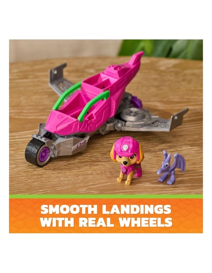 The Dino Movie, Skye Dino Rescue Jet with Folding Wings and Deployable Claw, Kids Toys for Girls & Boys Ages 3  image 4