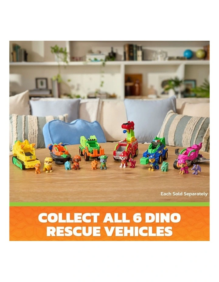 The Dino Movie, Rocky Dino Rescue Recycler with Secret Compartment and Working Claw, 2 Action Figures & Vehicle image 6