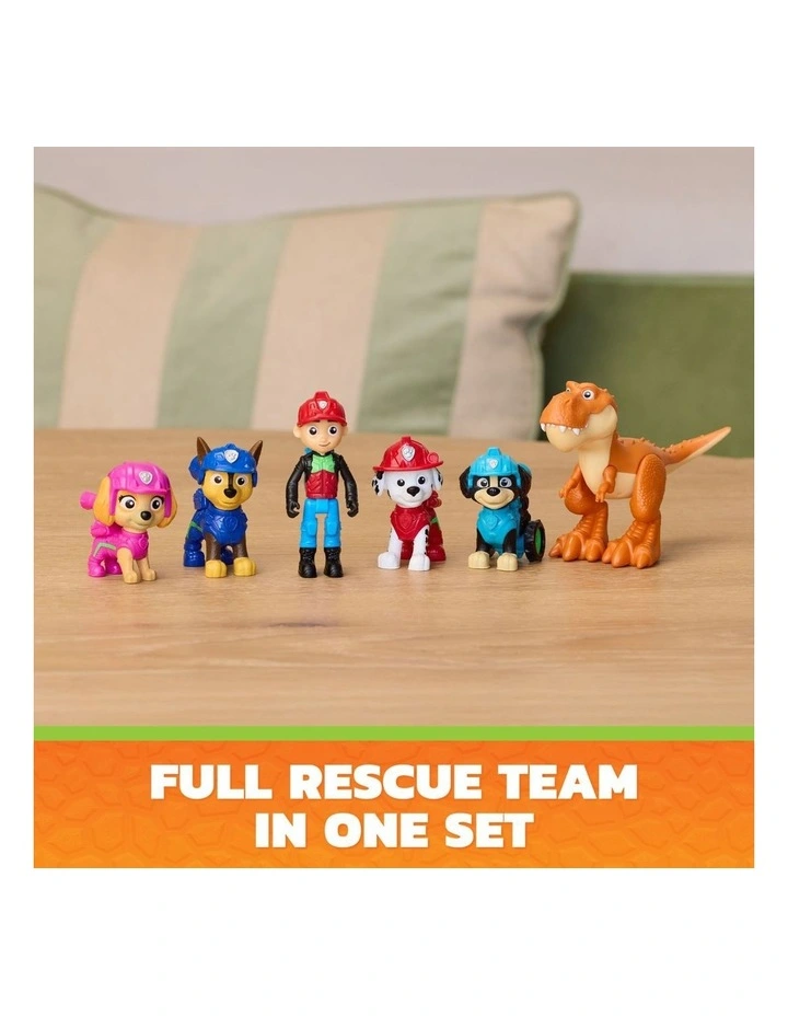 The Dino Movie, Dino Adventure Pack, Collect 6 Action Figures including Ryder, Rex, and Timmy the T-Rex image 3