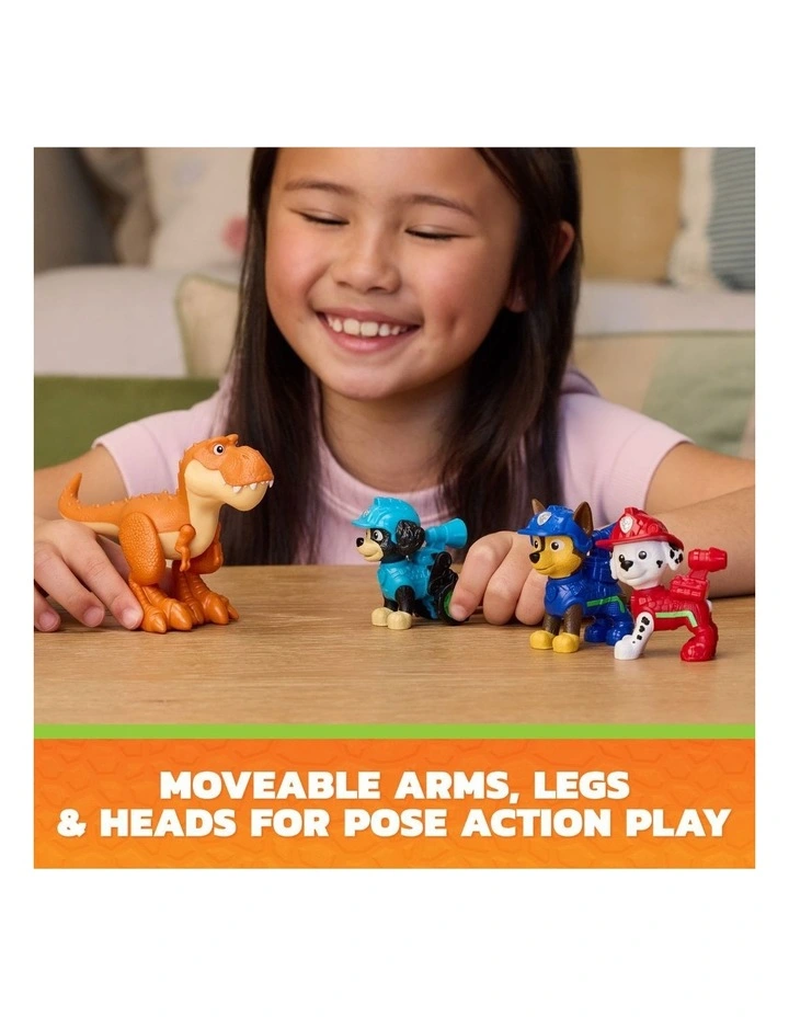 The Dino Movie, Dino Adventure Pack, Collect 6 Action Figures including Ryder, Rex, and Timmy the T-Rex image 4