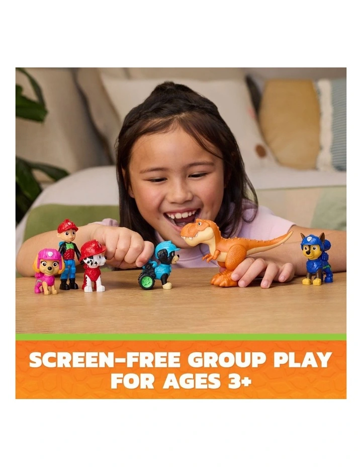 The Dino Movie, Dino Adventure Pack, Collect 6 Action Figures including Ryder, Rex, and Timmy the T-Rex image 6