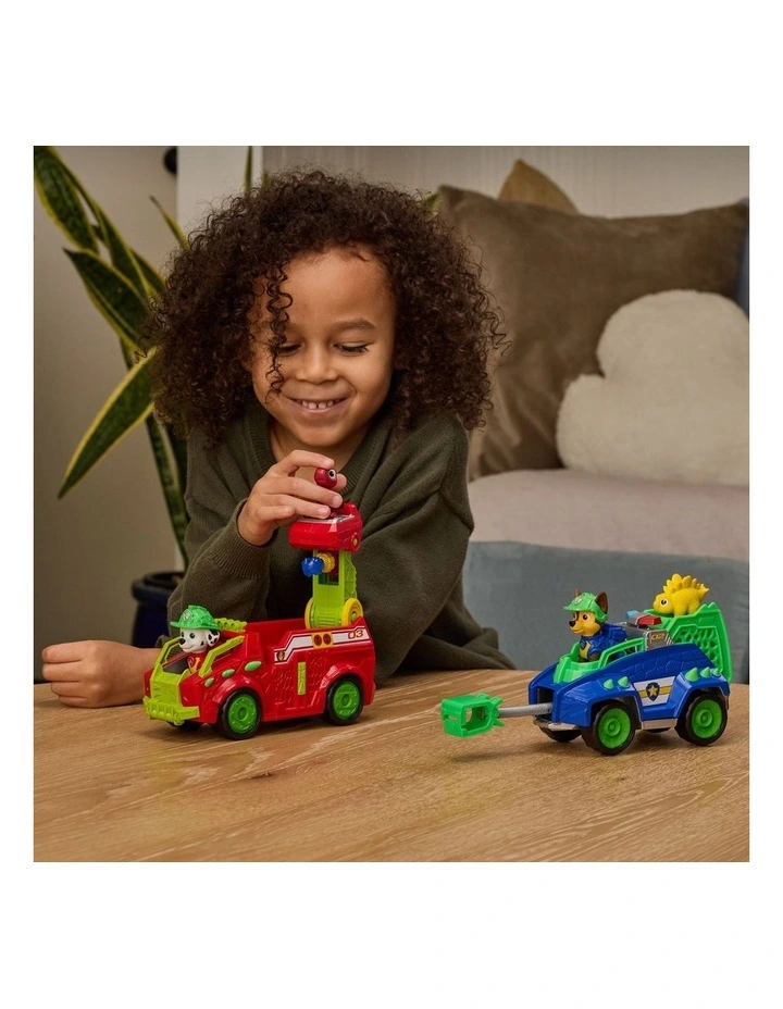 The Dino Movie, Dino Rescue Vehicle 2-Pack, 2 Exclusive Vehicles and 2 Exclusive Action Figures with Dinosaur Toys image 3
