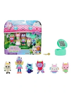 DREAMWORKS GABBY'S DOLLHOUSE Fairylandia Fairy-riffic Friends with 6 Figures and Surprise Accessory, Pretend Play Toys