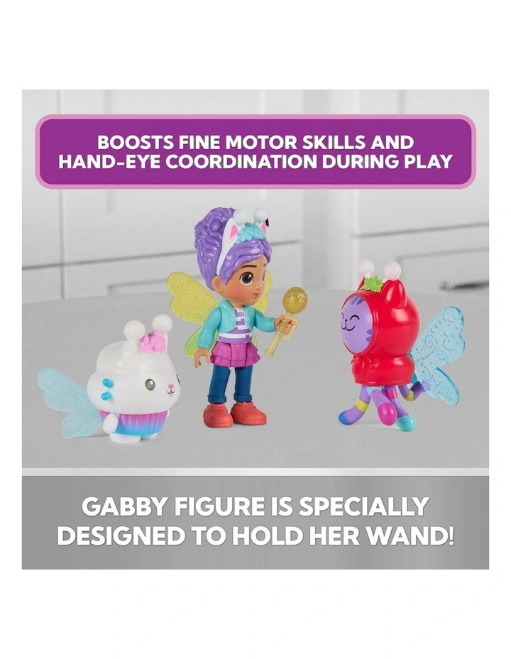 DREAMWORKS GABBY'S DOLLHOUSE Fairylandia Fairy-riffic Friends with 6 Figures and Surprise Accessory, Pretend Play Toys image 4