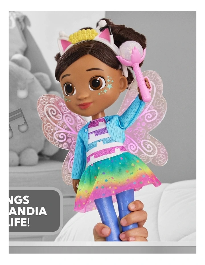 DreamWorks Gabby's Dollhouse Fairylandia Dandelion Magic Gabby Doll with Light-Up Wings, 13-Inch Doll with 20 Sounds and Songs image 4