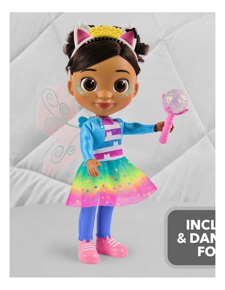 DreamWorks Gabby's Dollhouse Fairylandia Dandelion Magic Gabby Doll with Light-Up Wings, 13-Inch Doll with 20 Sounds and Songs image 5