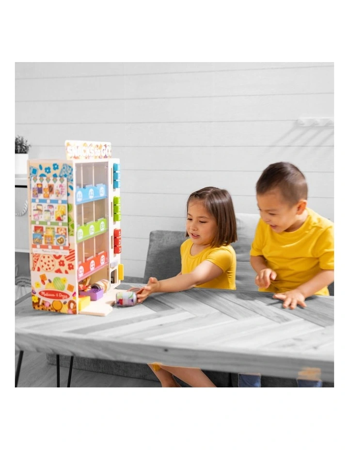 Melissa & Doug Sort, Stock, Select Wooden Vending Machine Play Set, Wooden Toy Play Food For Boys and For Girls 3  image 6
