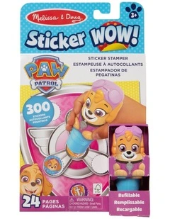 Melissa & Doug Sticker WOW! 24-Page Activity Pad and Stamper, 300 Stickers, Arts and Crafts Toy Collectible Character
