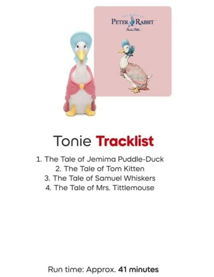 Peter Rabbit - Jemima Puddle-Duck Tonies Audio Character image 5
