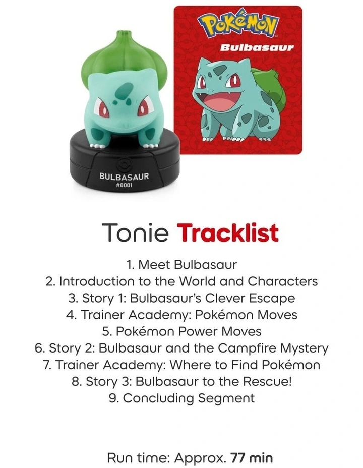 Pokmon - Bulbasaur Tonie Audio Character image 6