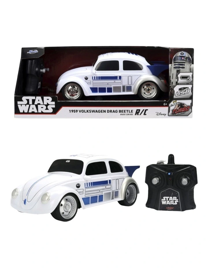 Star Wars - 1:32 1959 Volkswagen Beetle (R2D2) R/C Car image 1