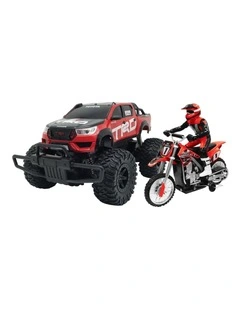 Toyota Hilux and Dirt Maxx Motorbike Set