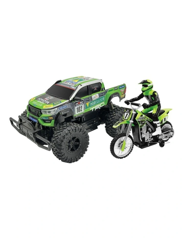 Toyota Hilux and Dirt Maxx Motorbike Set image 2