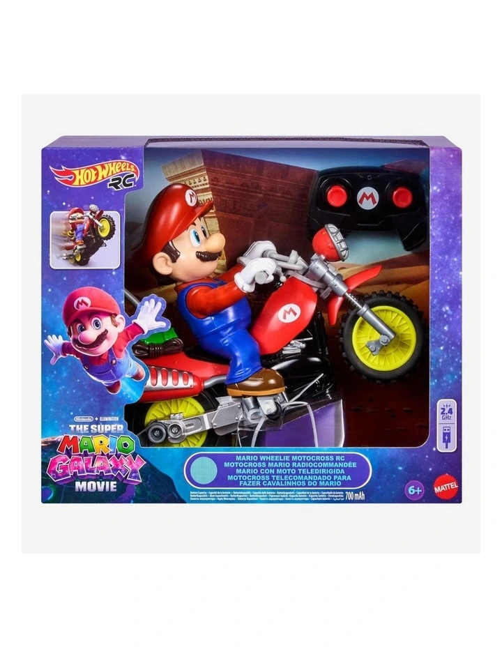 Mario Remote Control Wheelie Motocross image 1