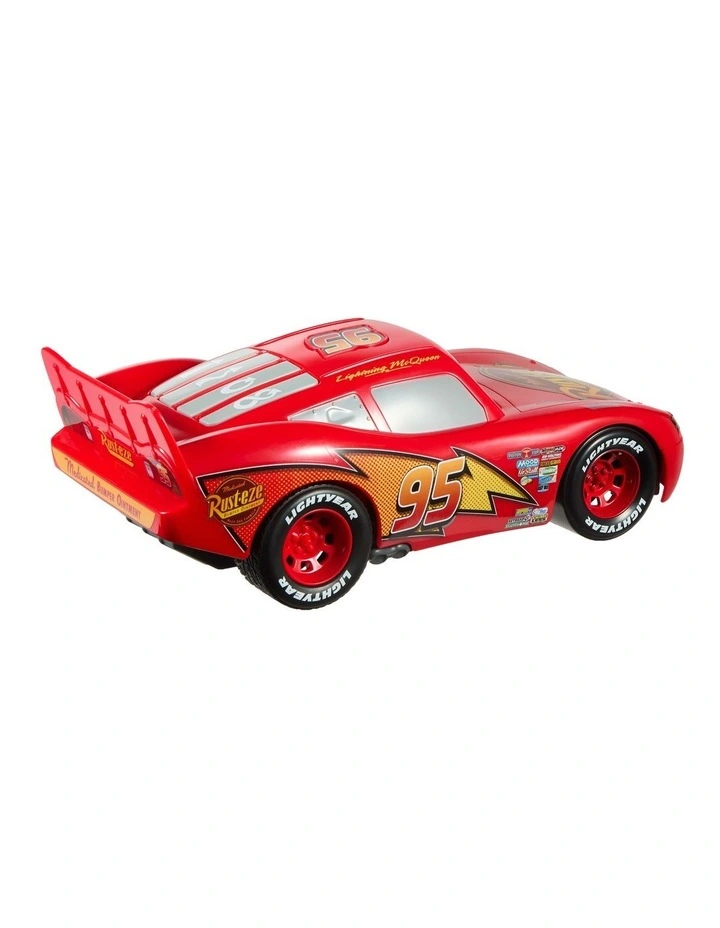 Disney and Pixar Cars Action Scene Lightning McQueen, Battery-Powered Toy Vehicle with Sound Effects image 4