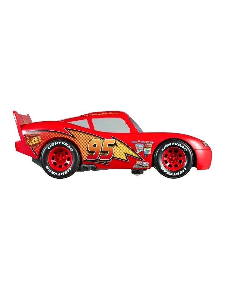 Disney and Pixar Cars Action Scene Lightning McQueen, Battery-Powered Toy Vehicle with Sound Effects image 5