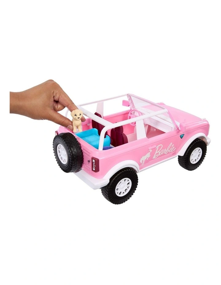 Hot Wheels RC Barbie Ford Bronco RC, Battery-Powered Remote-Control Toy Car with Accessories image 3