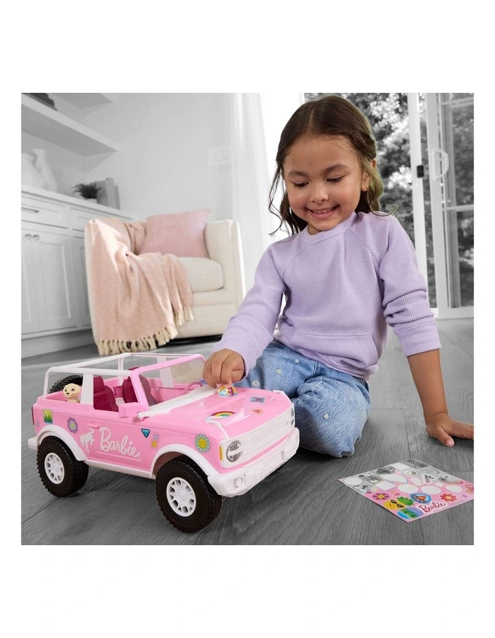 Hot Wheels RC Barbie Ford Bronco RC, Battery-Powered Remote-Control Toy Car with Accessories image 5