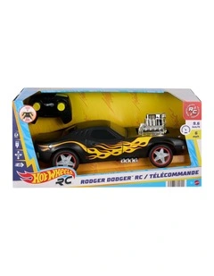 Hot Wheels RC 1:16 Scale Rodger Dodger, Remote-Control Toy Car