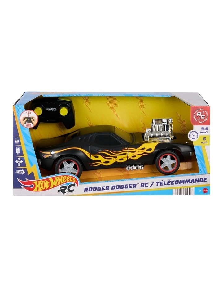 Hot Wheels RC 1:16 Scale Rodger Dodger, Remote-Control Toy Car image 1