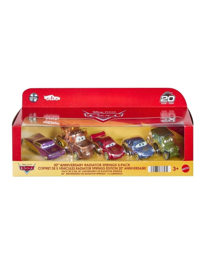 Disney And Pixar Cars Race to Celebrate 20th Anniversary Radiator Springs 5-Pack of Die-Cast Toy Vehicles image 1