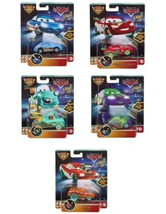 Disney and Pixar Cars 1:55 Scale Toy Vehicle with Colorful Light-Up Features Assortment
