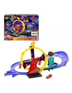 Disney and Pixar Cars Race to Celebrate Lightning McQueen Celebration Raceway Playset & Toy Car