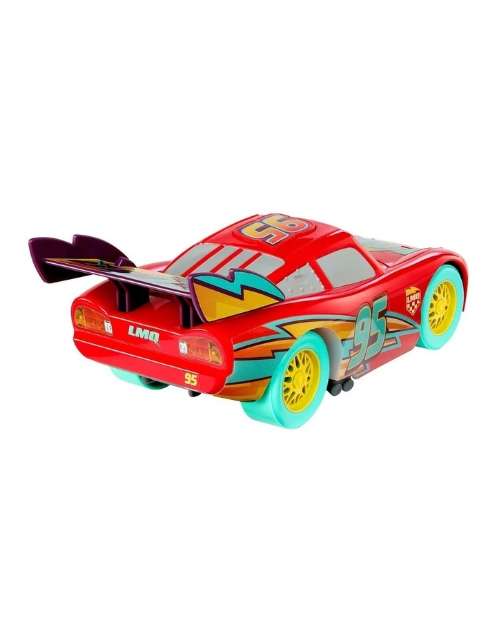 Disney And Pixar Cars Race to Celebrate Lights & Sounds Lightning McQueen, Large-Scale Toy Vehicle image 3