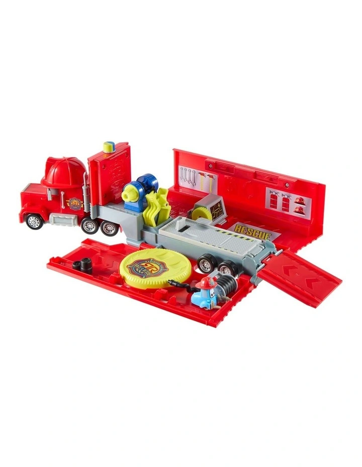 Disney and Pixar Cars Mack Mobile Rescue Repair Center, Large-Scale Truck Transforms into Playset image 2