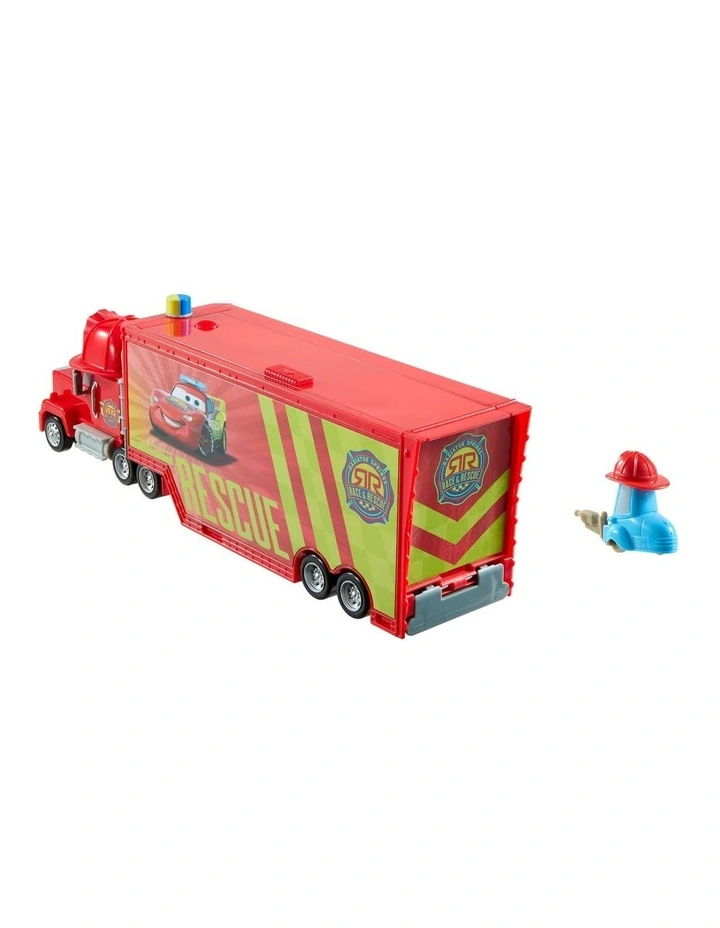 Disney and Pixar Cars Mack Mobile Rescue Repair Center, Large-Scale Truck Transforms into Playset image 4