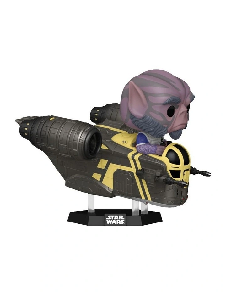 Mandalorian And Grogu Zeb With Razor Crest Pop Ride image 1