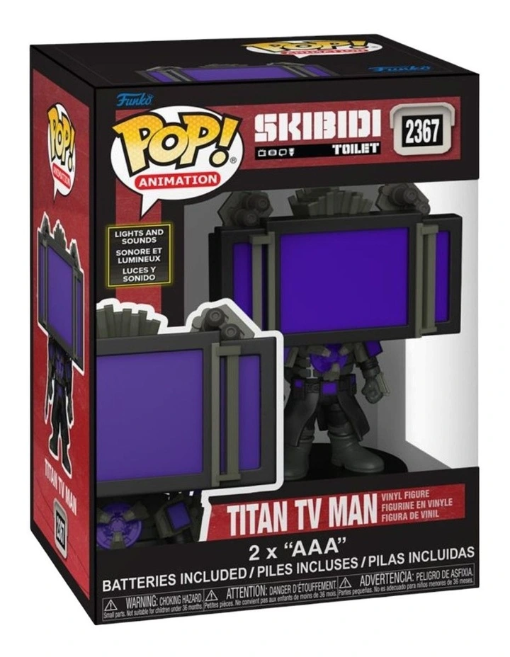 Skibidi Toilet - Titan TV Man Pop! w/SFX image 2