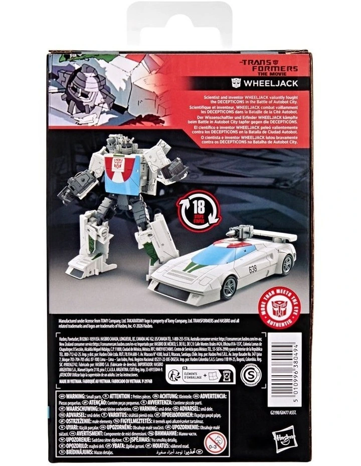 The Movie Deluxe Class Studio Series Wheeljack Figure image 3