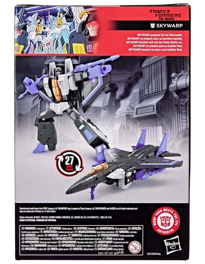 Studio Series The Transformers: The Movie Voyager Class Skywarp Toy image 3
