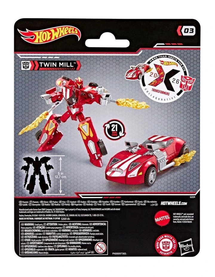 Collaborative Hot Wheels x Twin Mill Converting Action Figures image 3