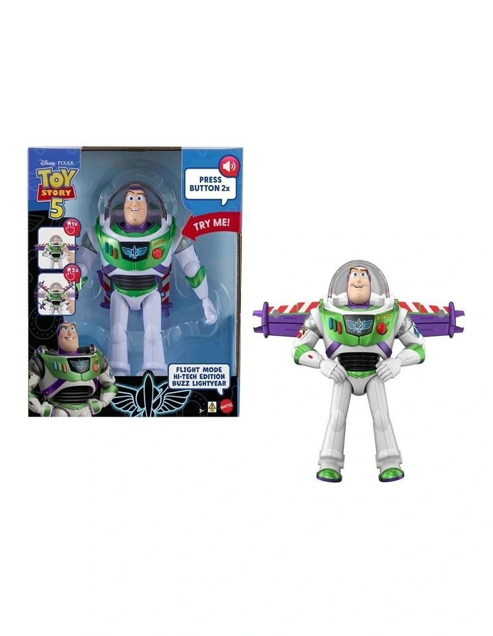 Disney and Pixar Toy Story 12 Scale Flight Mode Hi-Tech Edition Buzz Lightyear, 35  Sounds image 1