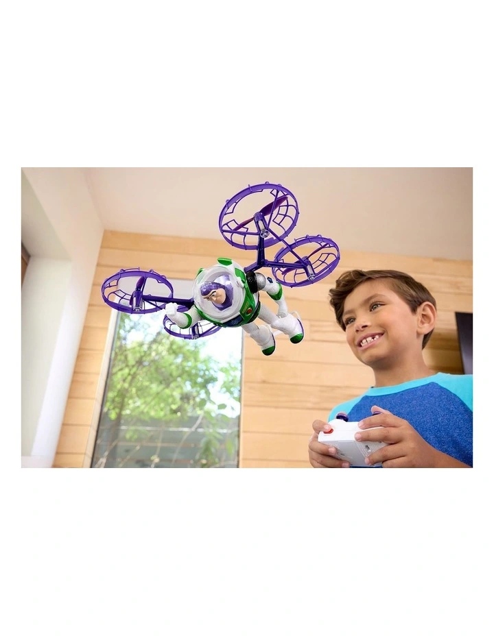 Disney and Pixar Toy Story 5 Flying RC Hi-Tech Edition Buzz Lightyear Action Figure Remote Controlled image 2