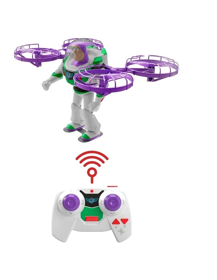 Disney and Pixar Toy Story 5 Flying RC Hi-Tech Edition Buzz Lightyear Action Figure Remote Controlled image 3